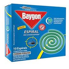 Repelente Espiral Baygon Com 10 Unidades