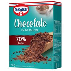 CHOCOLATE EM PO 70% DR OETKER 01X200G