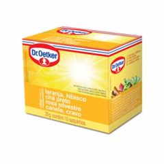 CHA OETKER LARANJA/HIBISCO/PRETO/CANELA/CRAVO 10UN 20G