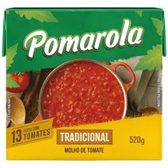 Molho Tomate Pomarola 520G Tradicional Tetra Pak