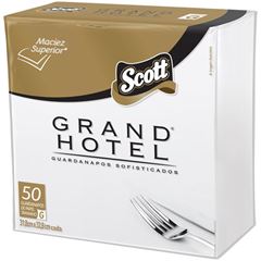 Guardanapo de Papel Folha Tripla Scott Grand Hotel 31,8cm x 32,8cm Pacote 50 Unidades